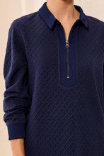 Load image into Gallery viewer, Jet Blue Printed Collared Dress
