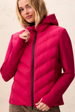 Load image into Gallery viewer, Jazzy Fuchsia Full Zip Puff Coat
