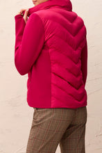 Load image into Gallery viewer, Jazzy Fuchsia Full Zip Puff Coat
