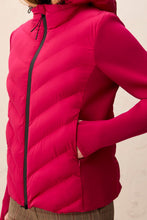 Load image into Gallery viewer, Jazzy Fuchsia Full Zip Puff Coat
