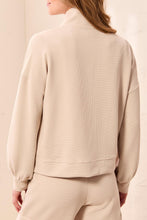 Load image into Gallery viewer, Sand Dune Mock Neck Full Zip Sweater
