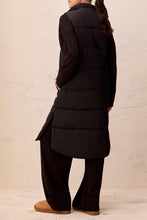 Load image into Gallery viewer, Black Long Quilted Vest
