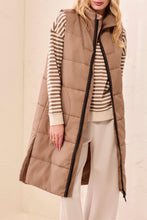 Load image into Gallery viewer, Fossil Long Quilted Vest
