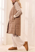 Load image into Gallery viewer, Fossil Long Quilted Vest
