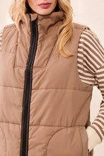 Load image into Gallery viewer, Fossil Long Quilted Vest
