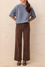 Load image into Gallery viewer, Saddle Brown Straight Leg Ankle Jean
