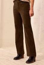 Load image into Gallery viewer, Dark Basil Printed Straight Leg Denim
