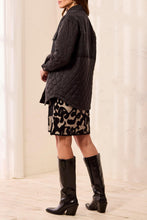 Load image into Gallery viewer, TF- Mix Media Black Jacket
