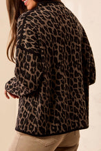 Load image into Gallery viewer, Fossil Leopard Printed Mock Neck Sweater
