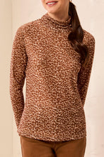 Load image into Gallery viewer, Hazelwood Printed Mesh Turtleneck
