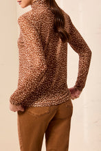 Load image into Gallery viewer, Hazelwood Printed Mesh Turtleneck
