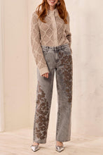 Load image into Gallery viewer, Soft Grey Brooke Embellished Straight Leg Jean
