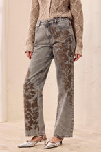 Load image into Gallery viewer, Soft Grey Brooke Embellished Straight Leg Jean
