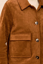 Load image into Gallery viewer, Dark Gold "Suede" Jacket
