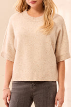 Load image into Gallery viewer, H.Pashmina Short Sleeve Knit Sweater
