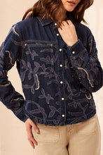 Load image into Gallery viewer, Fancy Denim Shacket
