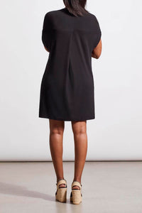 TF- Black Short Sleeve Shift dress