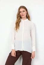 Load image into Gallery viewer, SC- Cemre Off-White Button Down Blouse
