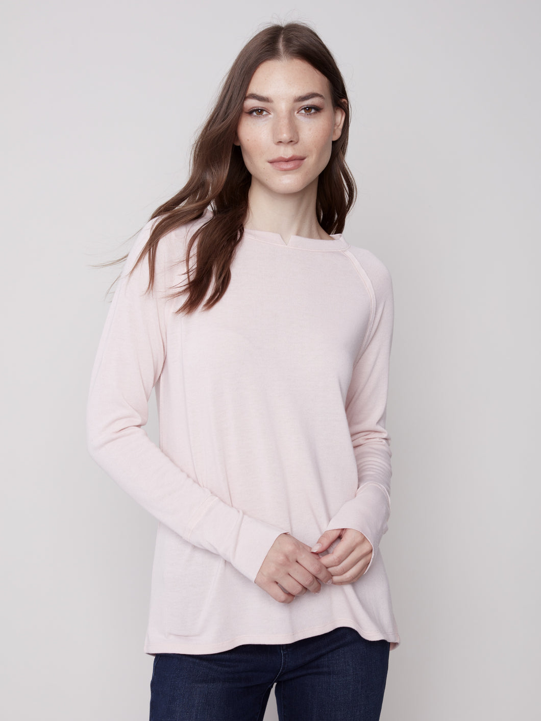 Soft Swing Long Sleeve in Powder