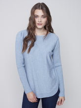 Load image into Gallery viewer, Snowflake Knit Sweater With Lace Up Cuffs
