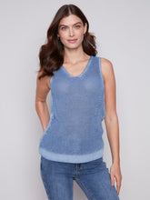 Load image into Gallery viewer, Denim Cold-Dye Knit Cami

