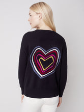 Load image into Gallery viewer, Crew Neck Sweater With Heart Back
