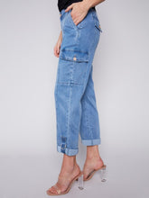 Load image into Gallery viewer, Chambray Canvas Cargo Pant
