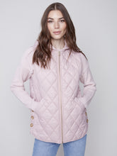 Load image into Gallery viewer, Powder Quilted Vest With Side Buttons
