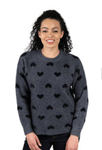 Load image into Gallery viewer, Fuzzy Heart Sweater

