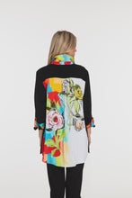 Load image into Gallery viewer, Floral &amp; Sequin Chest Pocket Blouse
