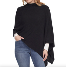 Load image into Gallery viewer, Black Multi-Way Poncho/Scarf
