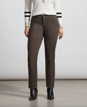 Load image into Gallery viewer, Sophia Black Olive Straight Leg Jean
