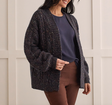 Load image into Gallery viewer, Sapphire Blue Cable Knit Cardigan
