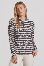 Load image into Gallery viewer, French Oak Printed 1/4 Zip Performance Long Sleeve
