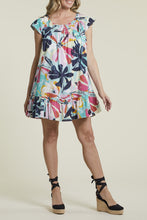 Load image into Gallery viewer, Ocean Printed Smocked Lined Dress
