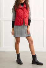 Load image into Gallery viewer, Earth Red A-Line Puffer Vest
