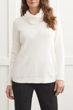 Load image into Gallery viewer, Cream Cotton Cowl Neck Sweater
