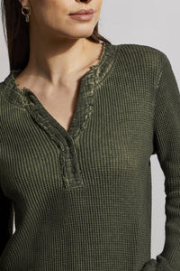 Dark Cedar Vintage Henley
