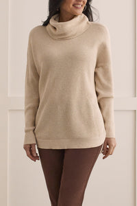 Nomad Cotton Cowl Neck Sweater