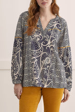 Load image into Gallery viewer, Sapphire Printed Blouse
