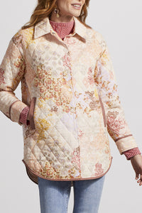 Roseblush Plush Quilted Shacket