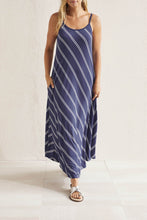 Load image into Gallery viewer, Jet Blue Striped Maxi Dress
