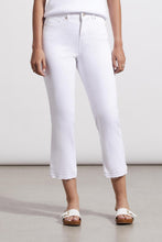 Load image into Gallery viewer, Sophia 25&quot; White Micro Flare Jean
