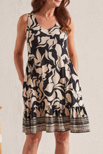 Load image into Gallery viewer, French Oak Printed Short Sleeveless Dress
